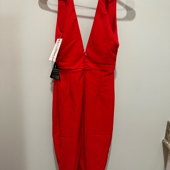 Rare London Black and Red Scalloped Dresses - Picture 4 of 5